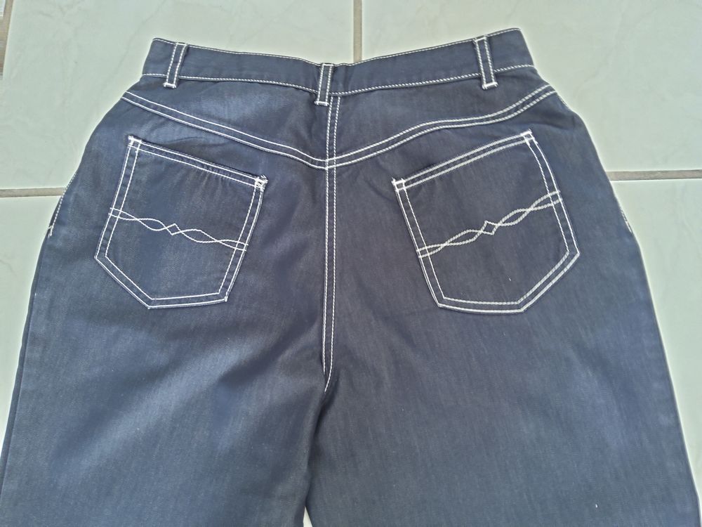 PANTALON femme "1-2-3" bleu 38 Vêtements