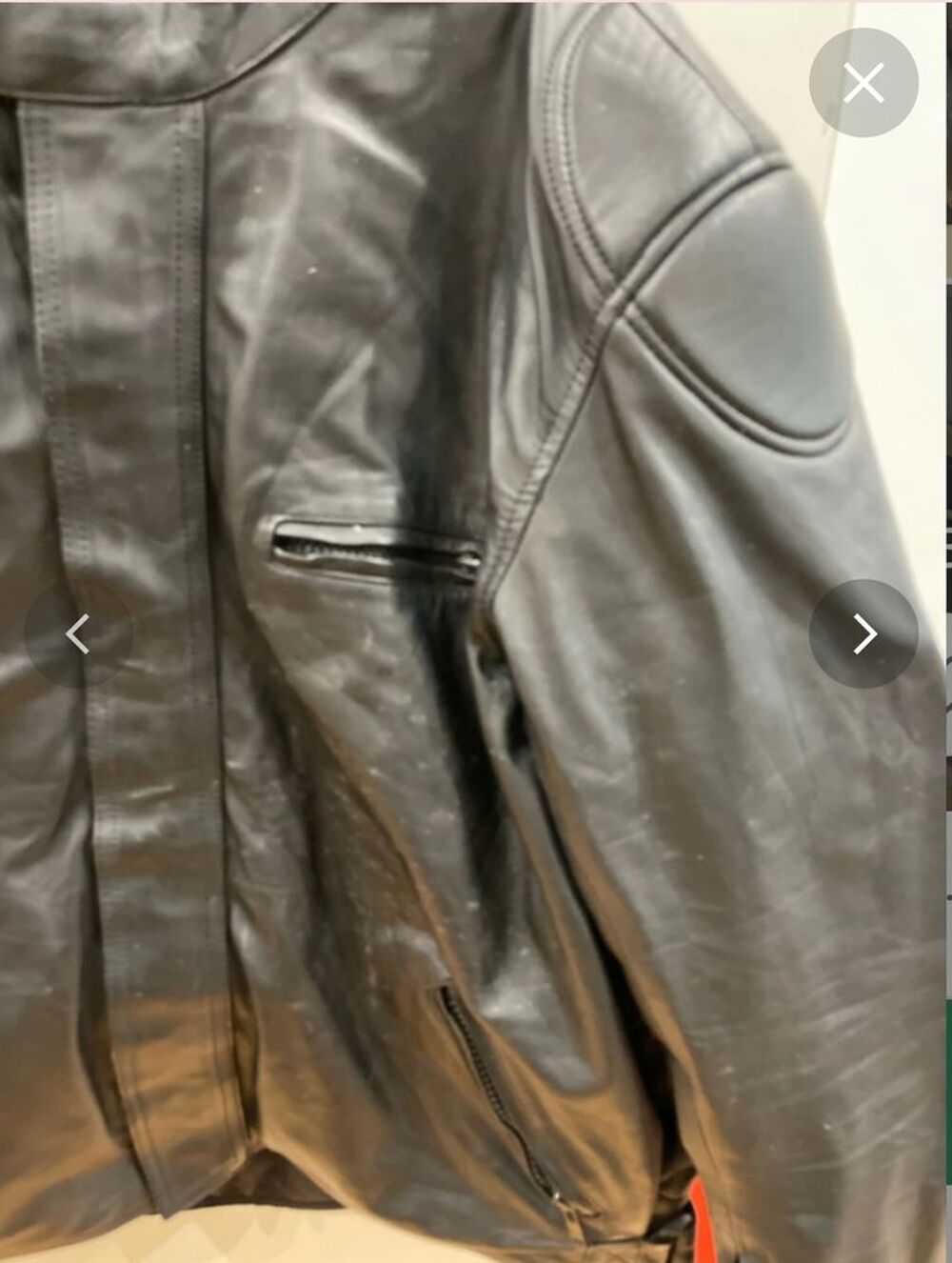 Blouson cuir moto Jaguar Vêtements