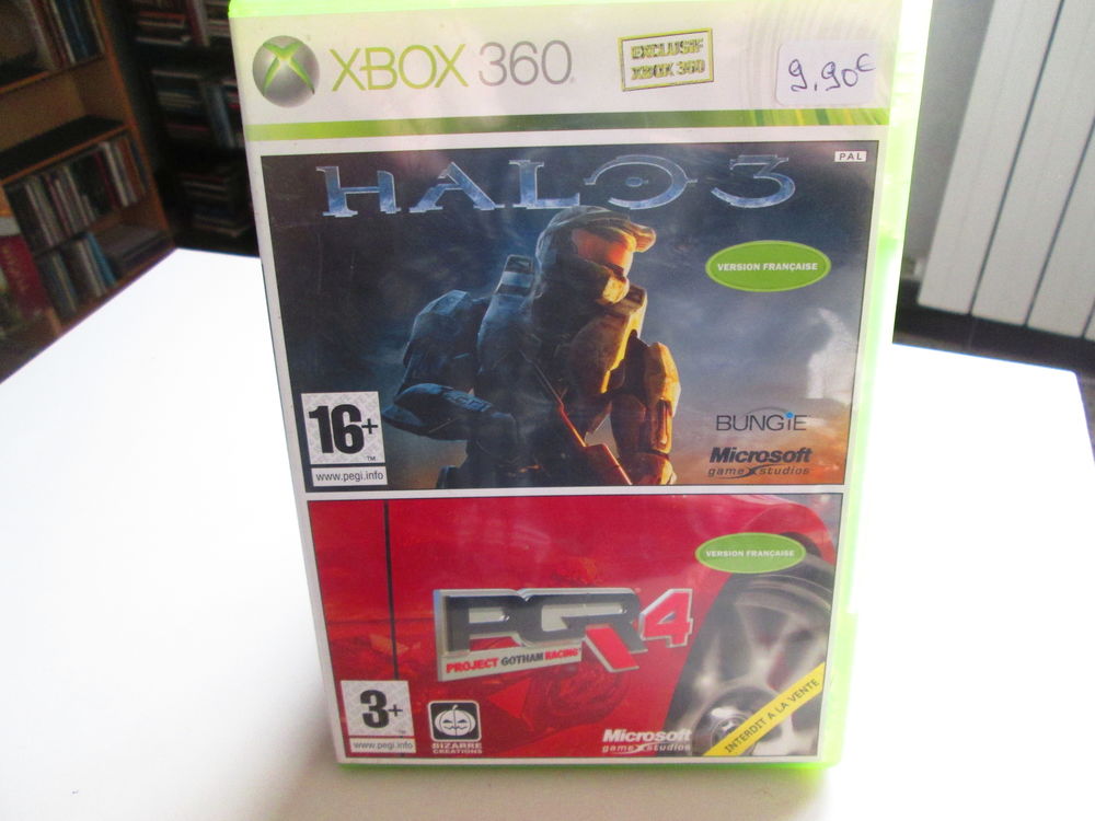 JEU XBOX 360 HALO 3 + PGR 4 BON ETAT + LIVRET Consoles et jeux vidéos