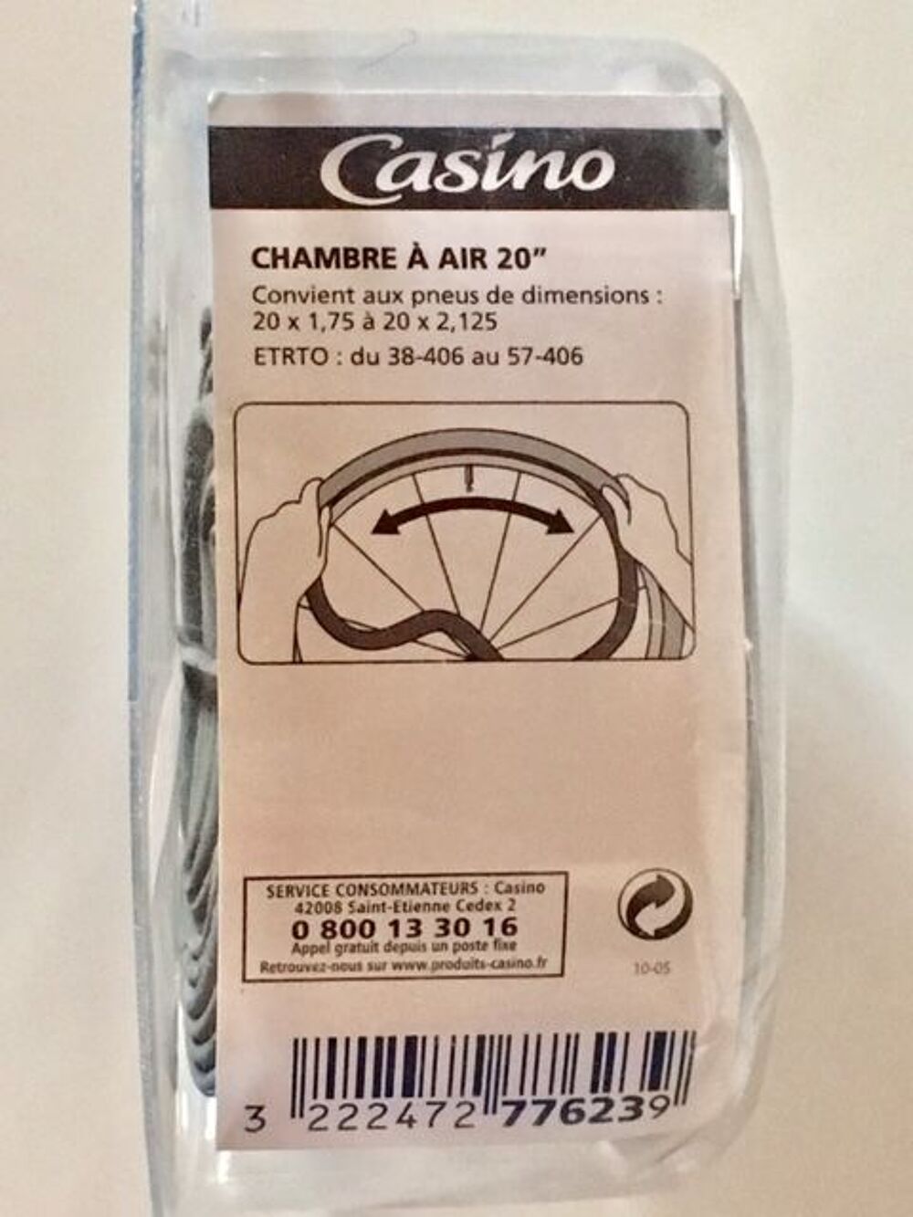CHAMBRE A AIR NEUVE Vélos