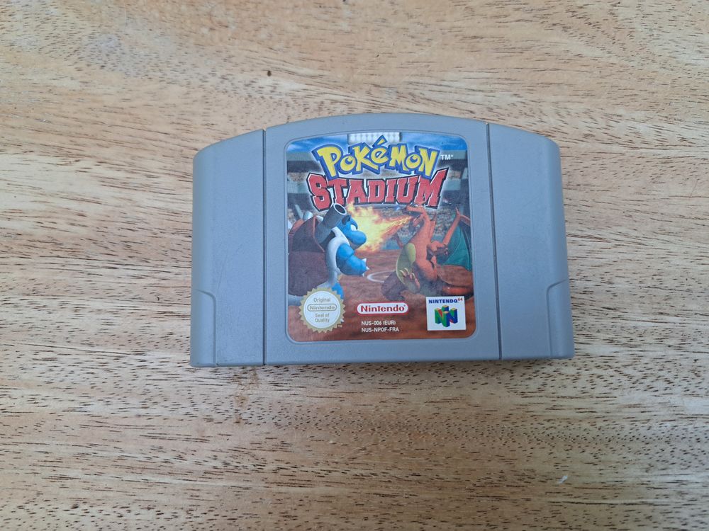 Jeu vid&eacute;o Pok&eacute;mon stadium pour console N64 Consoles et jeux vidéos