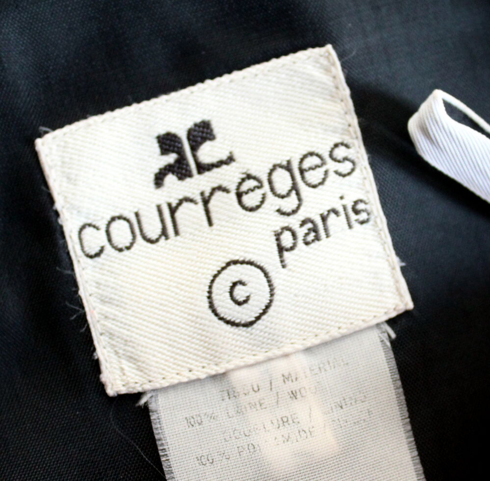Jupe zip oblique COURREGES T.40 FR Vêtements