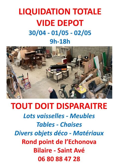 VIDE    DEPOT Vannes (56)