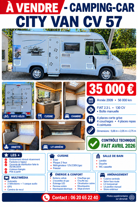 FIAT Camping car 2009 occasion Tautavel 66720