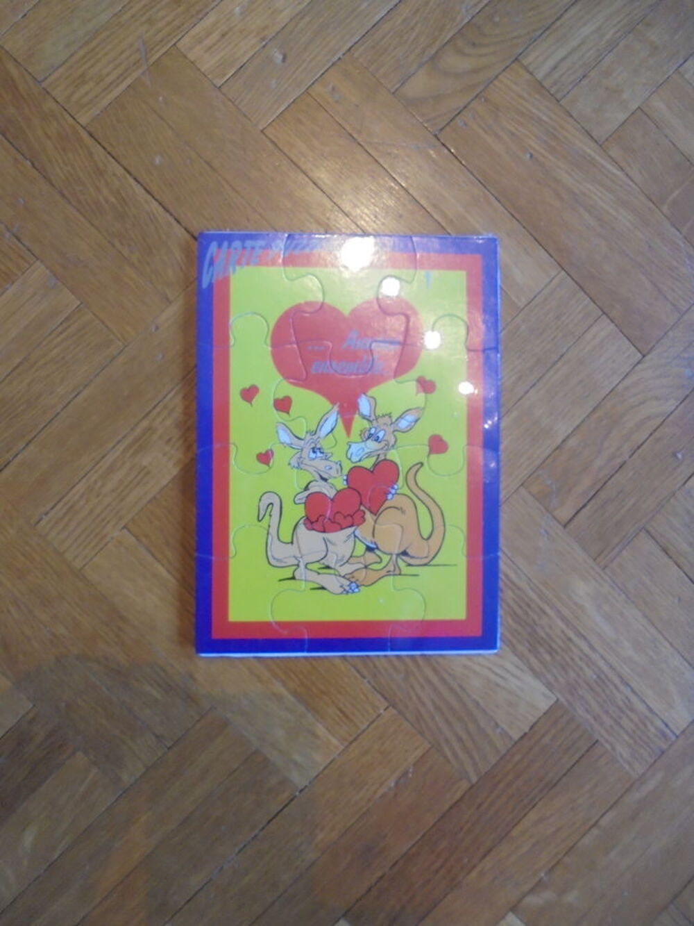 Carte puzzle anniversaire mariage (45) Jeux / jouets
