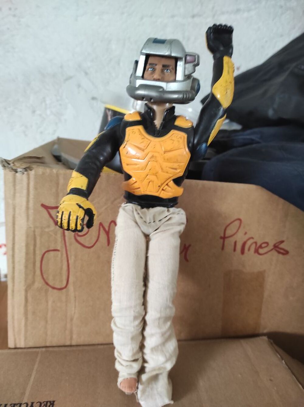 15€ action Man avec v&eacute;hicule Jeux / jouets