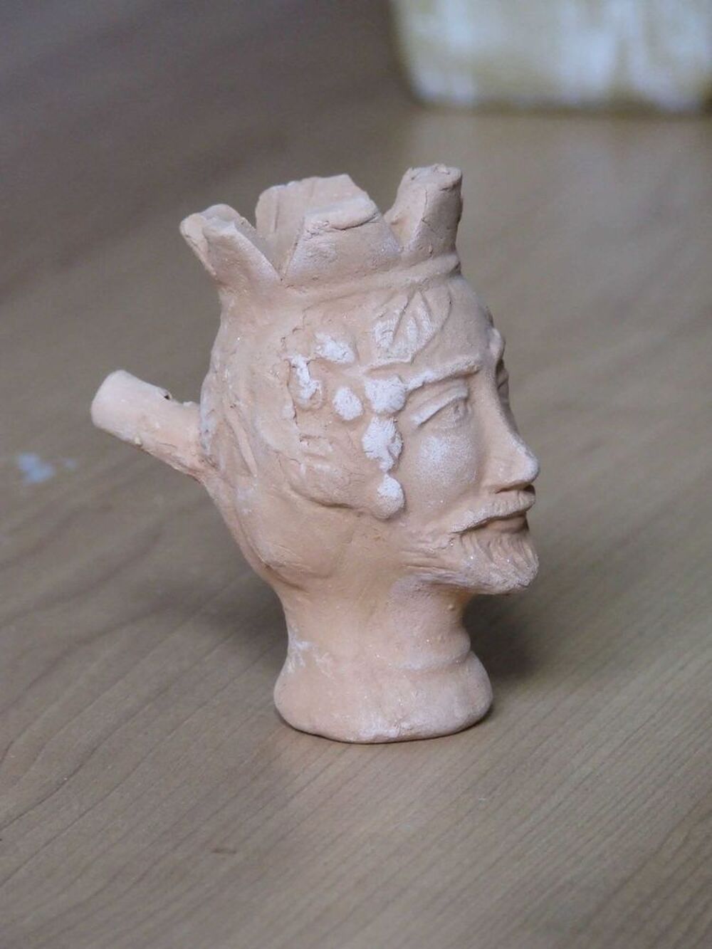 Figurine poterie, t&ecirc;te de Maure, Sicile, Italie Décoration