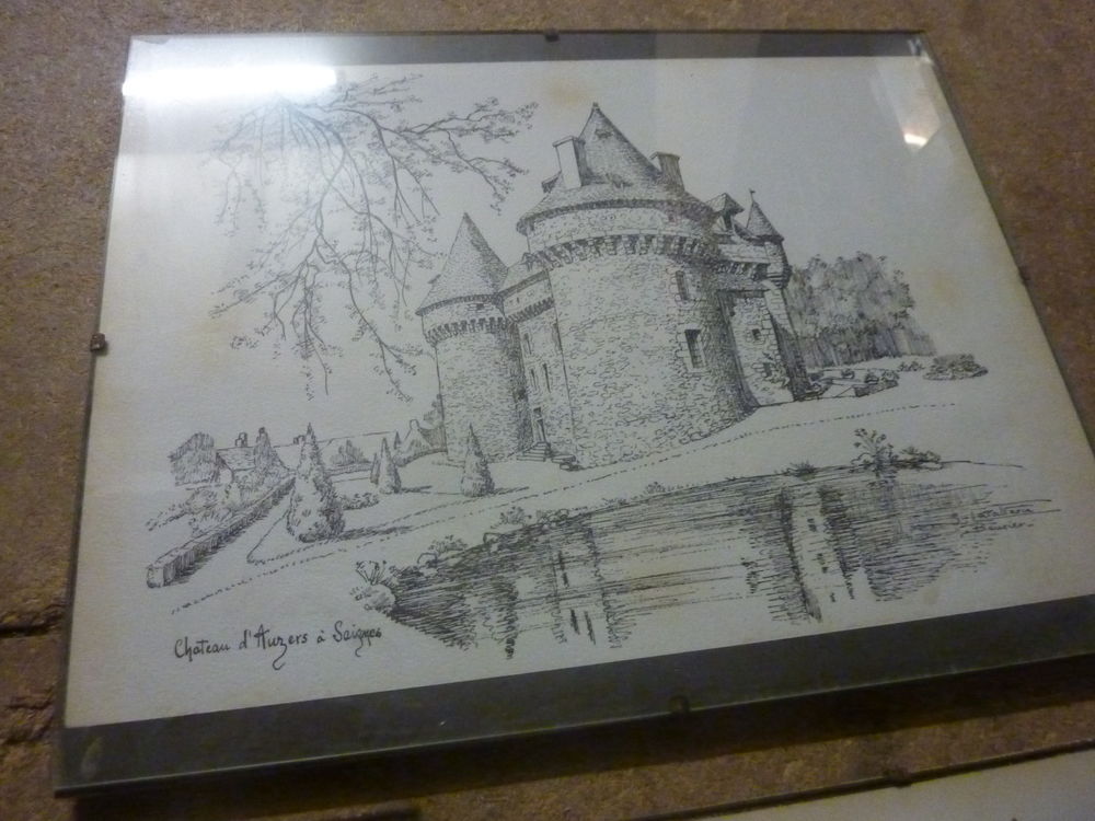 Gravures Pastel sous verre Décoration