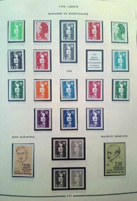 Série de timbres de collection de France F9 Gap (05)