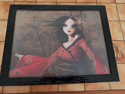 Cadre n°2 Mistigri tableau japon manga anime déco maison Fèves (57)