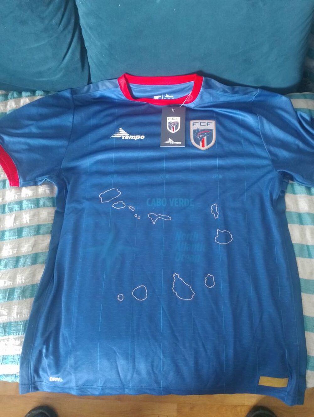 Maillot foot cap vert neuve Vêtements