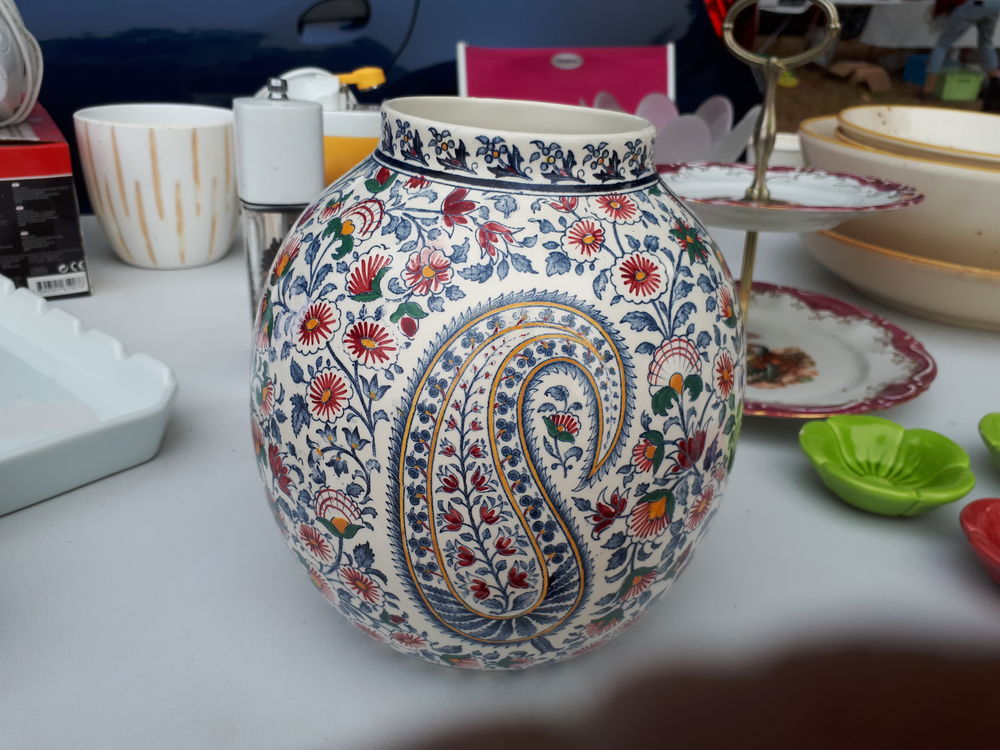 VASE FAIENCE GIEN Décoration