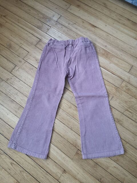 AN (9) - 4 ans - Pantalon velours mauve 0 Paris 13 (75)