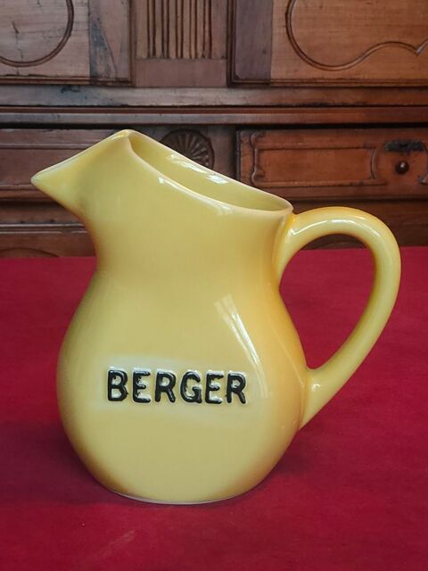 Ancien pichet berger en cramique hauteur 17 cm 18 Avermes (03)