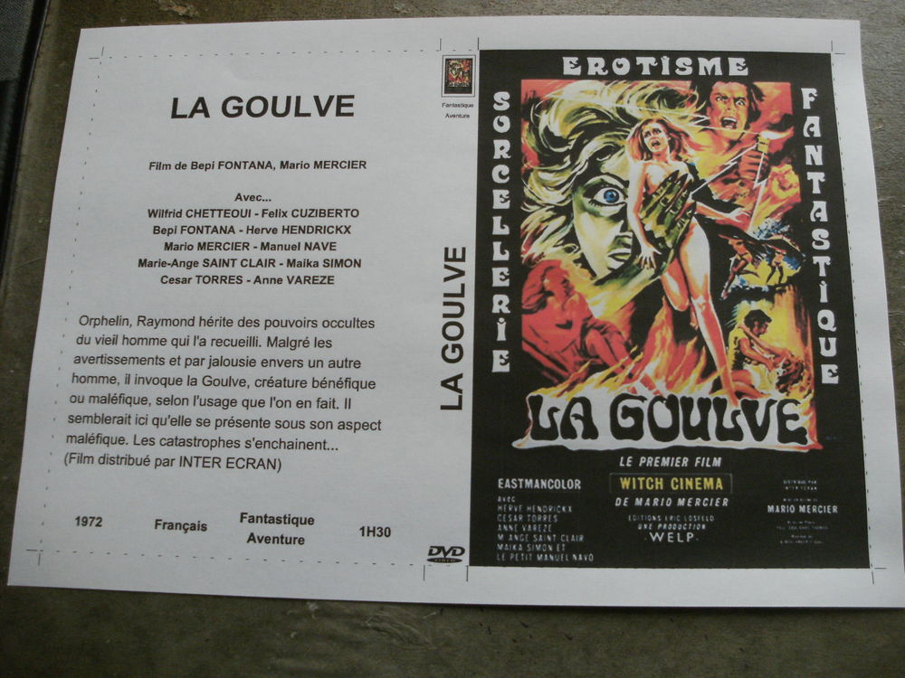 Film : " La Goulve " DVD et blu-ray