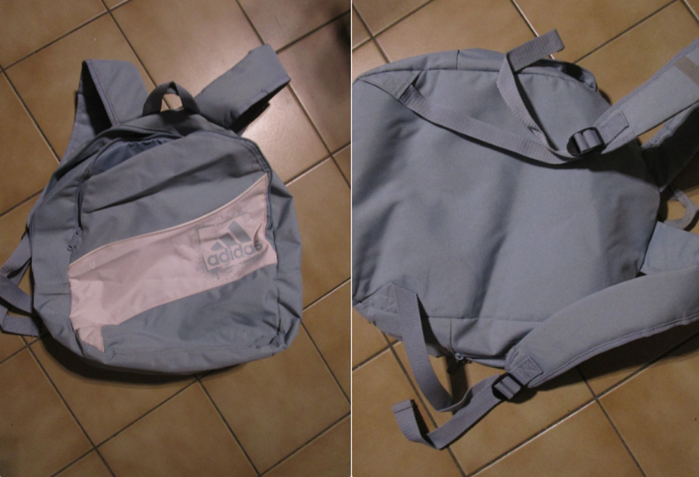 Sac &agrave; dos adidas gris Maroquinerie