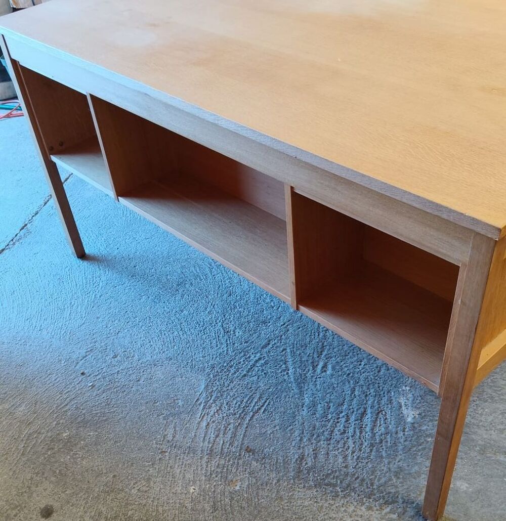 Bureau Scandinave en Ch&ecirc;ne Double Face, Su&egrave;de Meubles