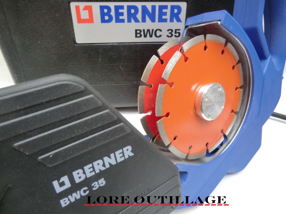 BERNER BWC 35 - Rainureuse Bricolage