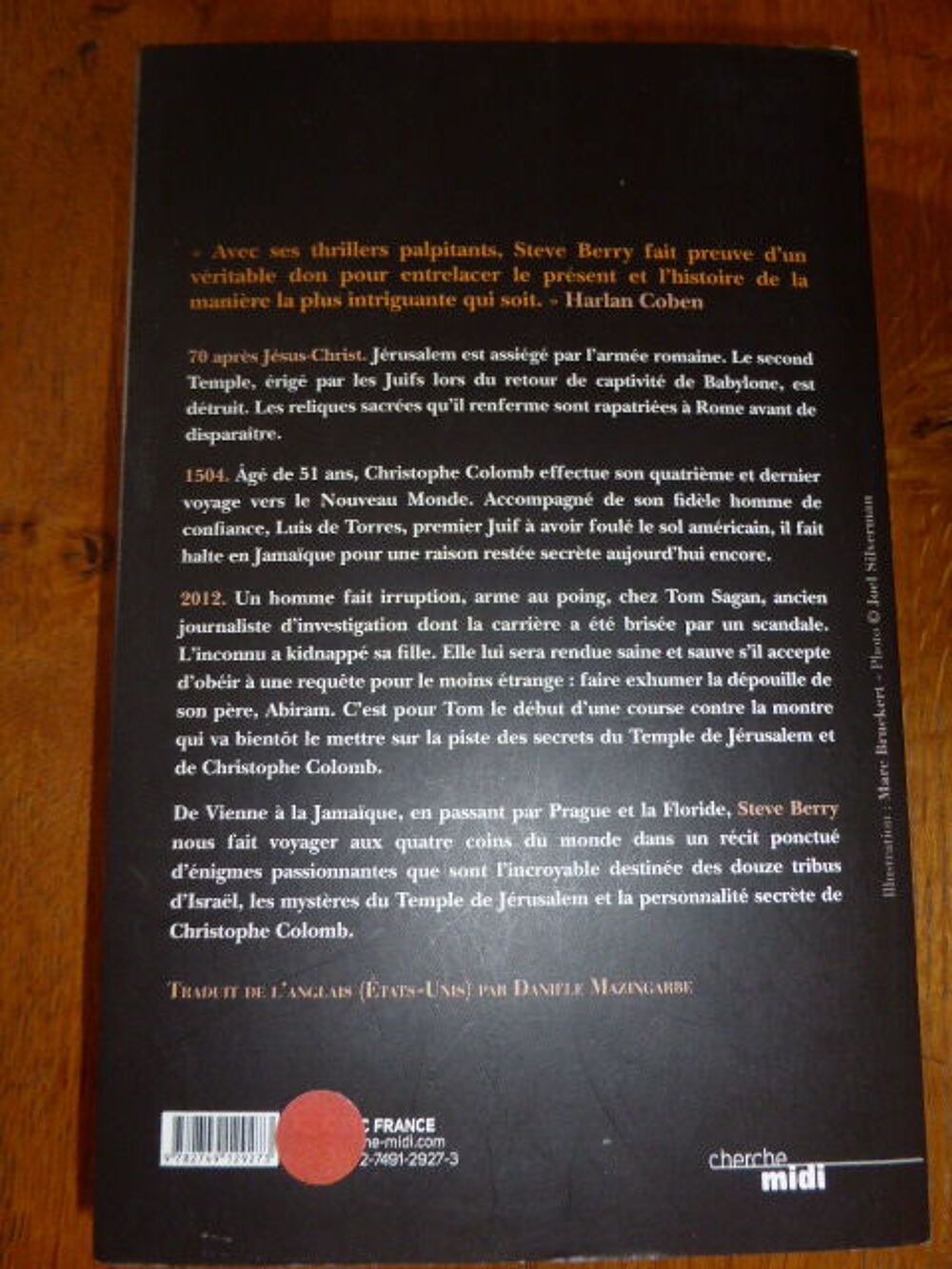 Le temple de J&eacute;rusalem Steve Berry Livres et BD