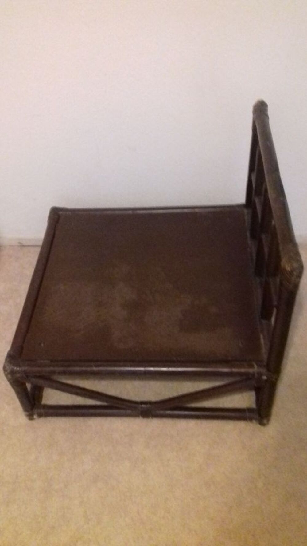 3 FAUTEUILS ROTIN Meubles