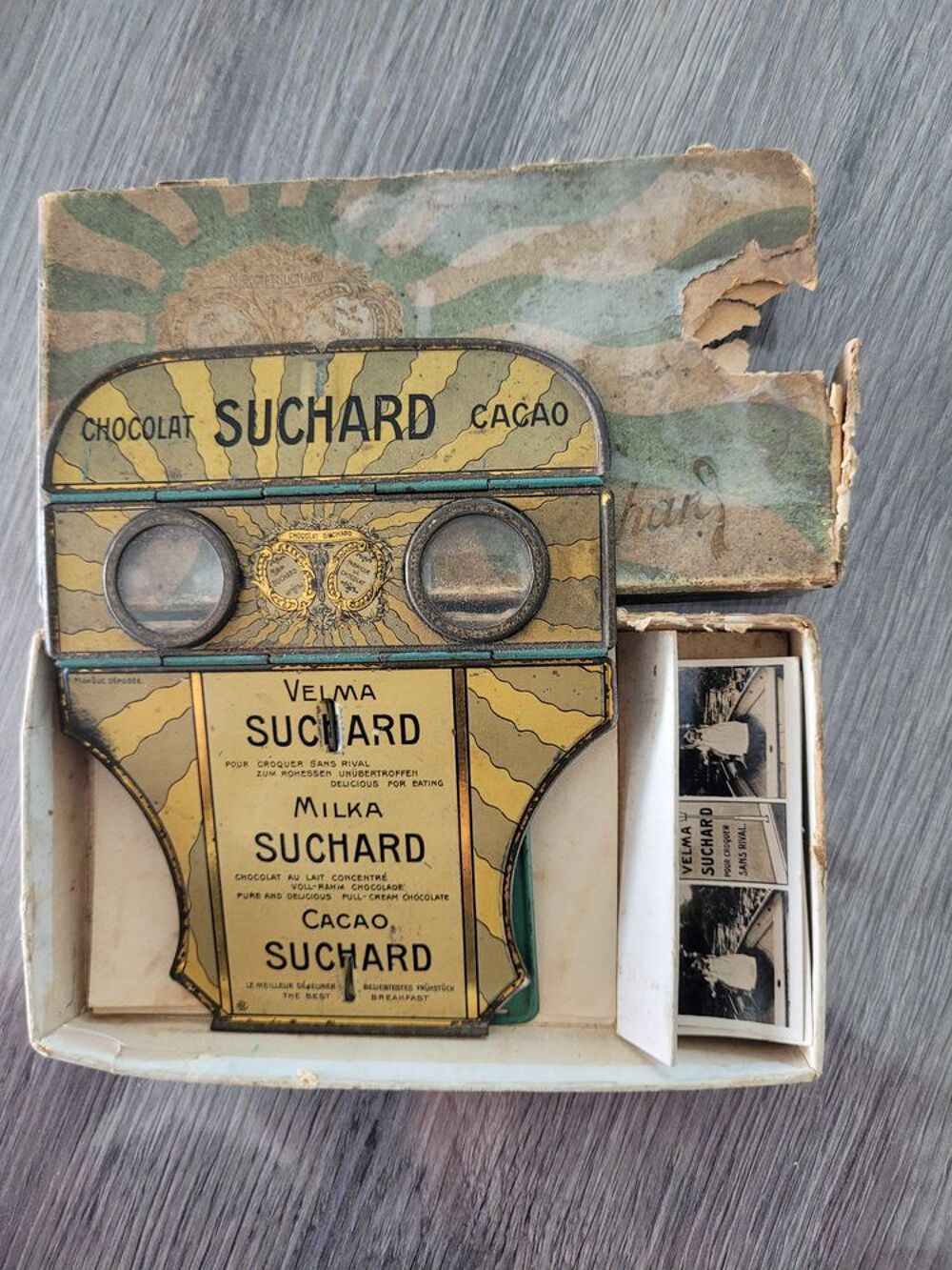 St&eacute;r&eacute;oscope en t&ocirc;le Suchard 