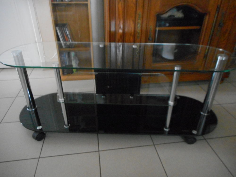 Table TV en verre Meubles