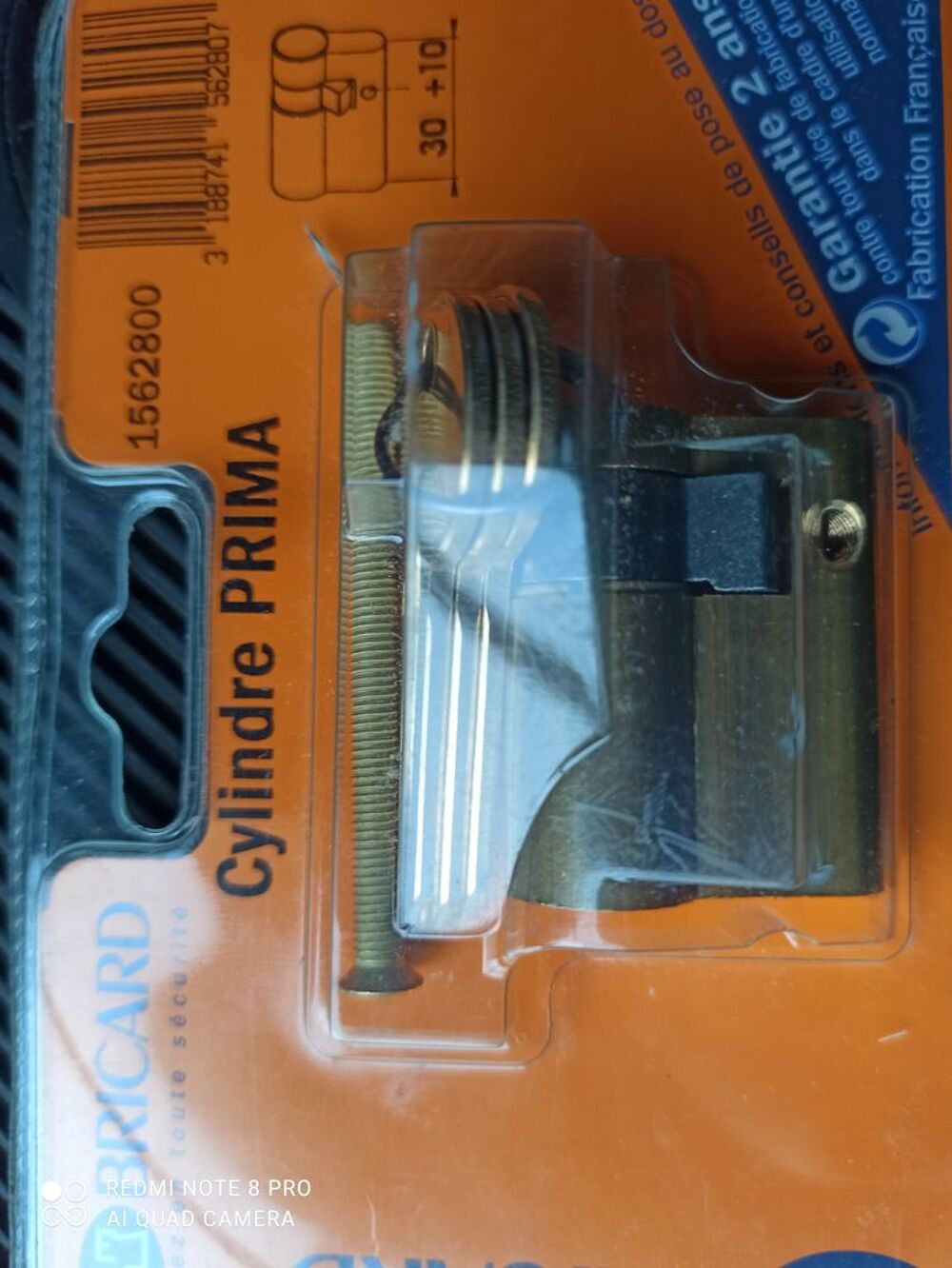 Cylindre porte Bricard 