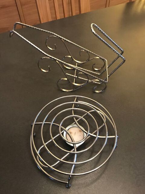 R�chaud de table et porte bouteille m�tal brillant 5 Champigny (51)