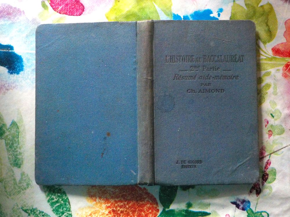 L'HISTOIRE au BACCALAUREAT par Ch. AIMOND 1939 Livres et BD