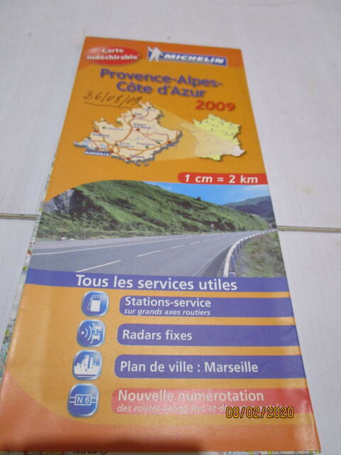 carte routi�re MICHELIN n� 527 PROVENCE ALPES COTE D AZUR 5 Chanteloup-en-Brie (77)