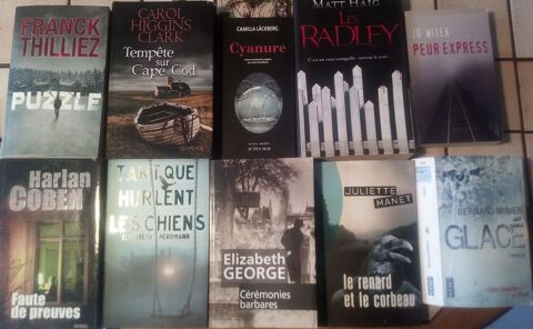 10 romans policiers thrillers 8 Montpellier (34)