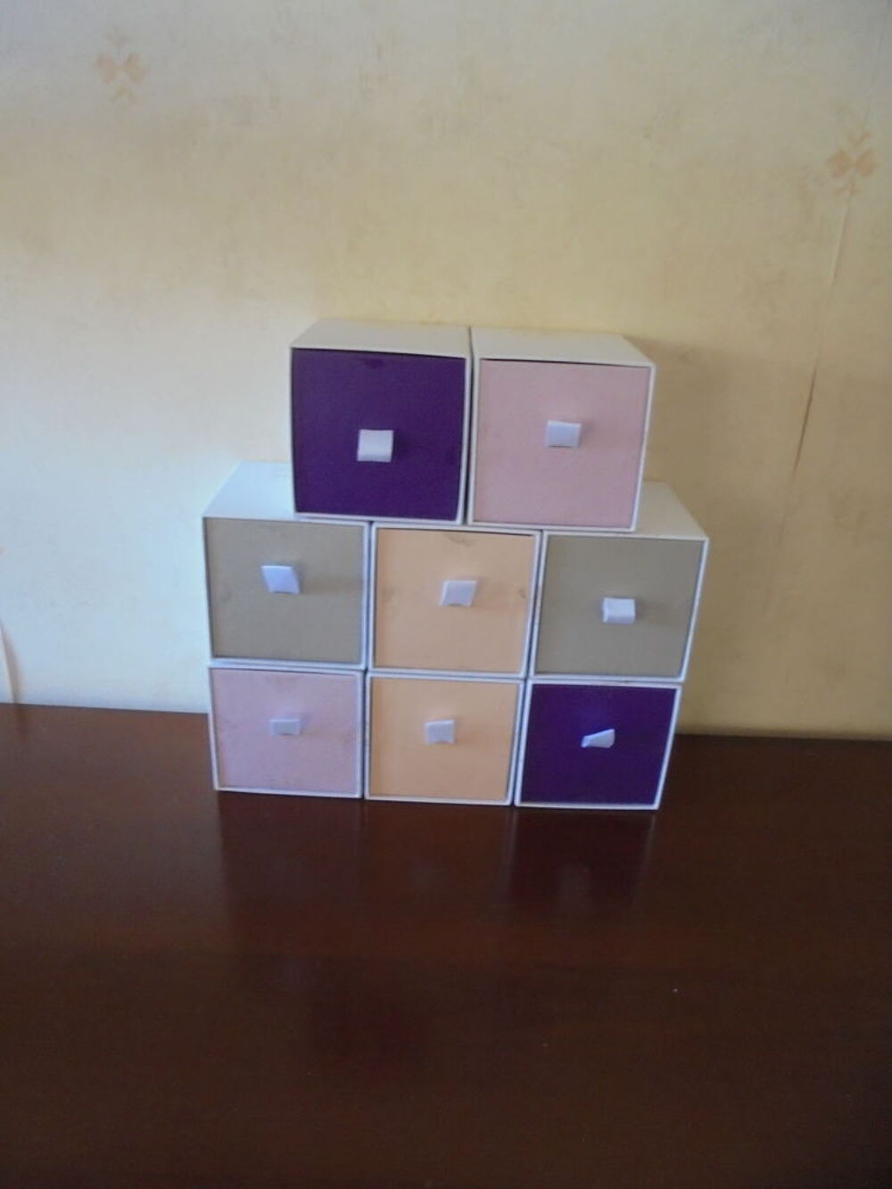 8 petits tiroirs &agrave; d&eacute;corer (21) Bricolage
