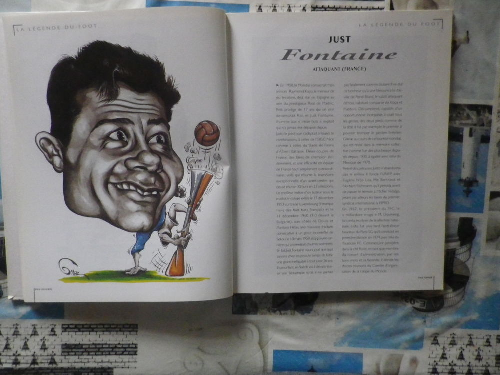 MONDIAL TRONCHES 98 Cent dix personnalit&eacute;s du football Livres et BD