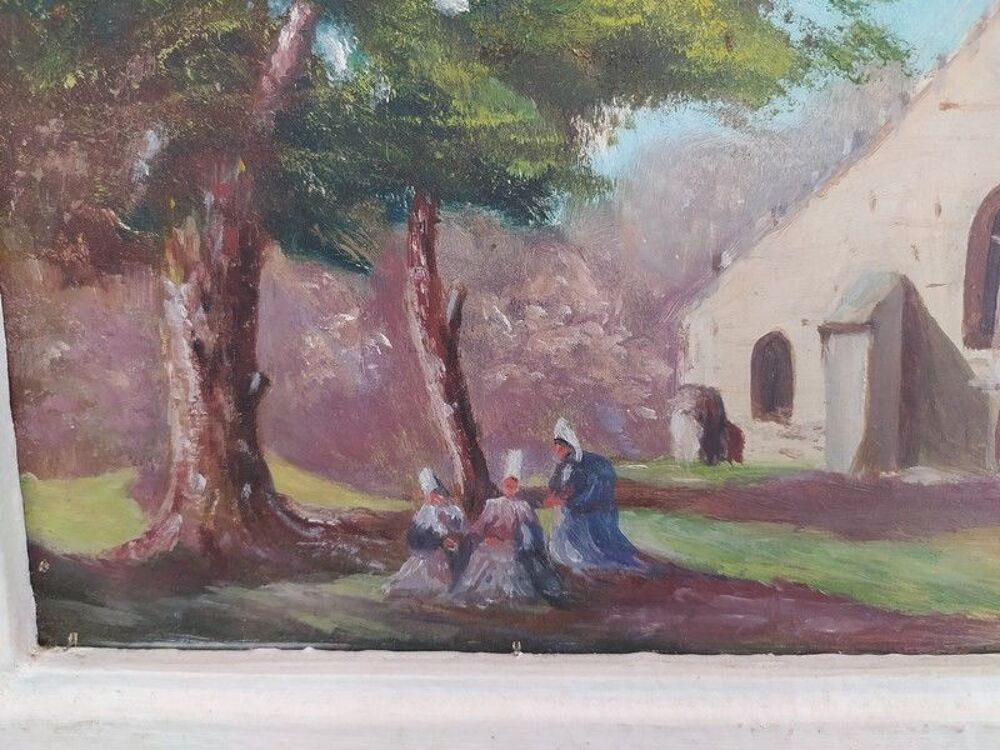 Tableau Chapelle N.D de Tr&eacute;malo Pont Aven Bretagne 