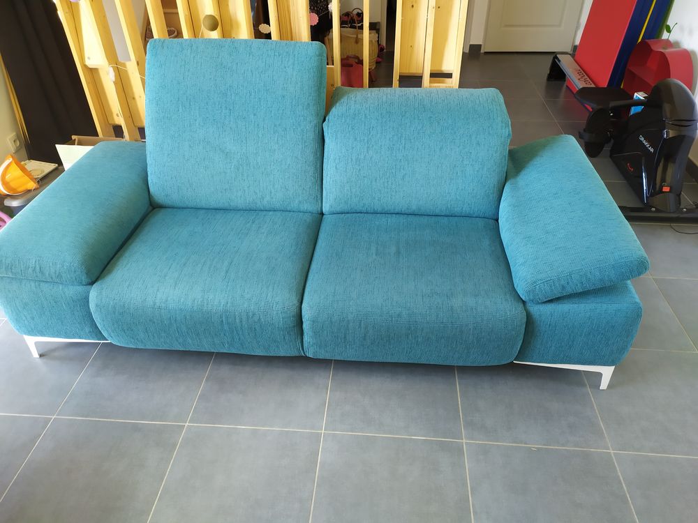 &Agrave; saisir canap&eacute; Gautier bleu p&eacute;trole Meubles