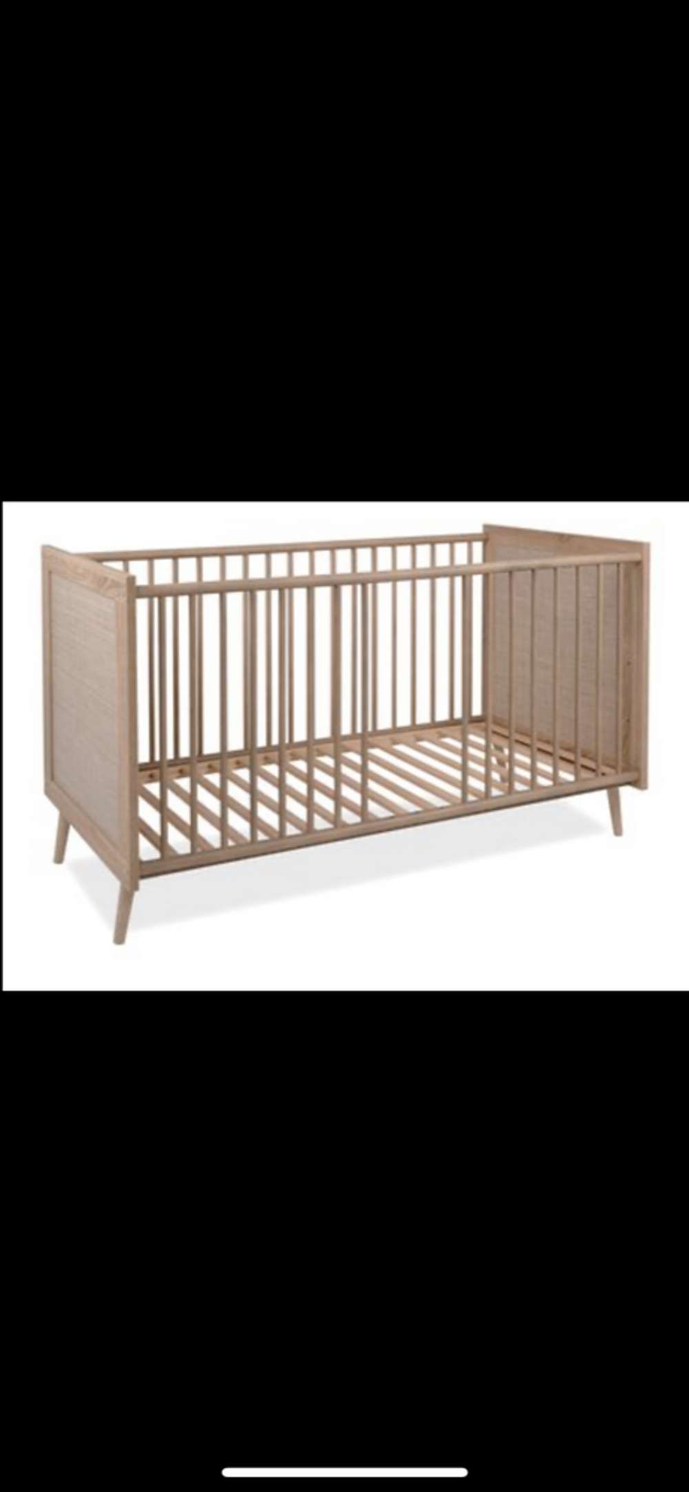 d'un lit b&eacute;b&eacute; la Redoute type effet cannage neuf Mobilier enfants