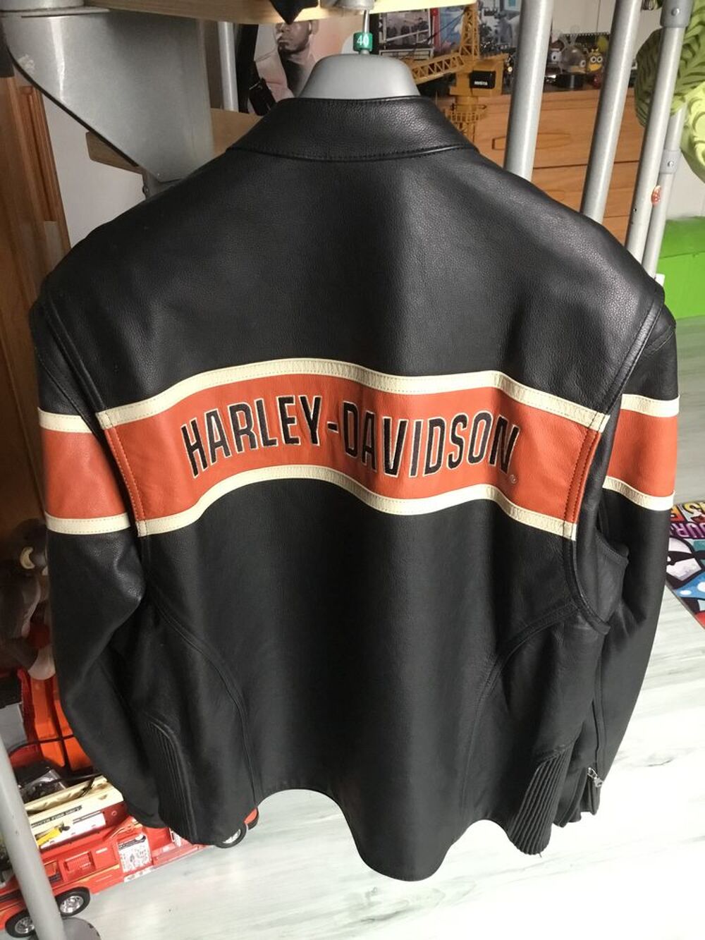 Blouson cuir Harley Davidson XL Vtements