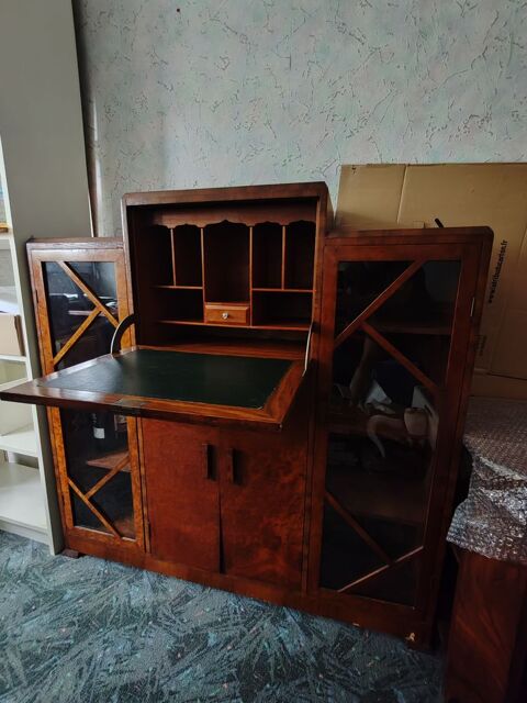 Secrtaire en bois massif avec abattant + meuble d'appoint Paris 15 (75)