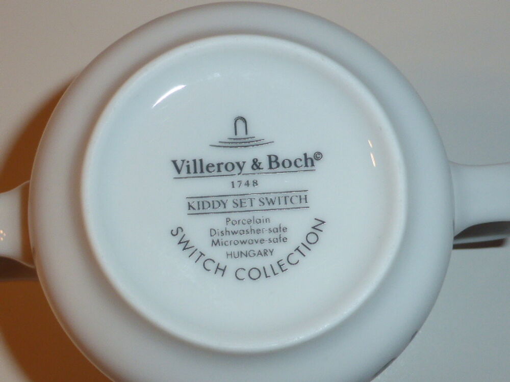 Tasse enfant double anse cochons porcelaine Villeroy &amp; Boch Cuisine
