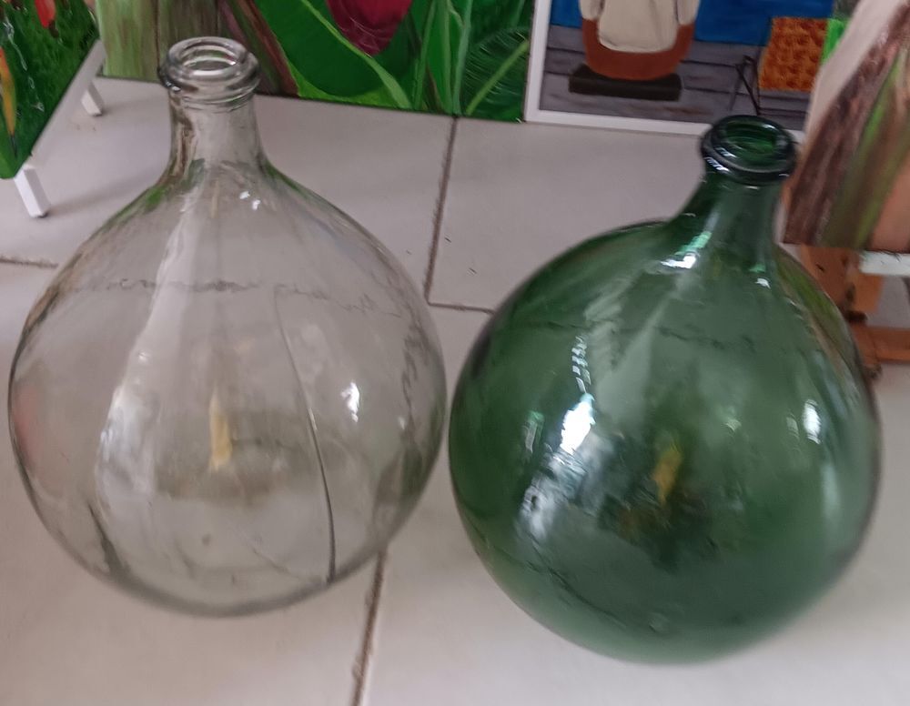 2 dame Jeanne de 10 litres chacun Décoration