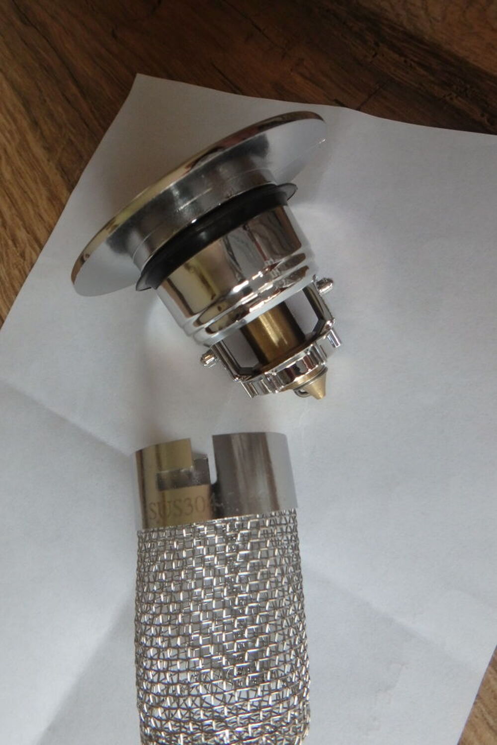Filtre de drainage de lavabo en acier inoxydable neuf Bricolage