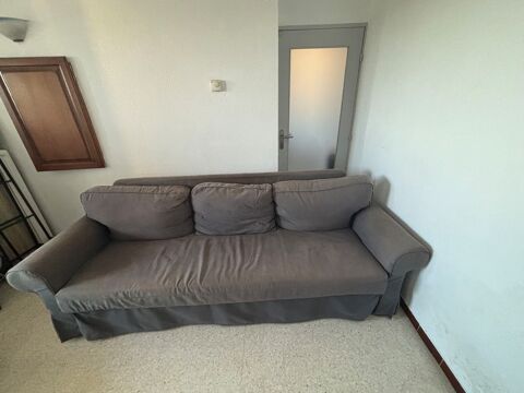Canap� convertible gris avec coffre 90 Villeneuve-l�s-Maguelone (34)