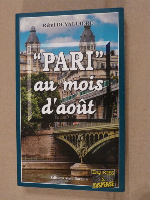 PARI AU MOIS D AOUT  roman policier  BARGAIN 5 Brest (29)