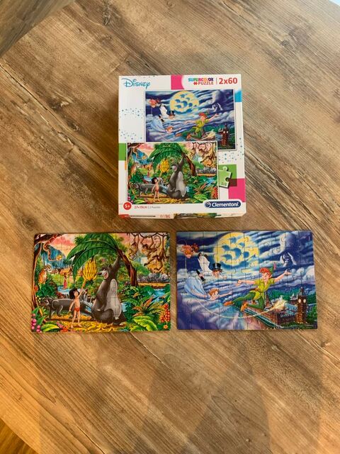 Lot de 2 Puzzles Clementoni  \'\' Peter Pan  \'\' 6 Saleilles (66)