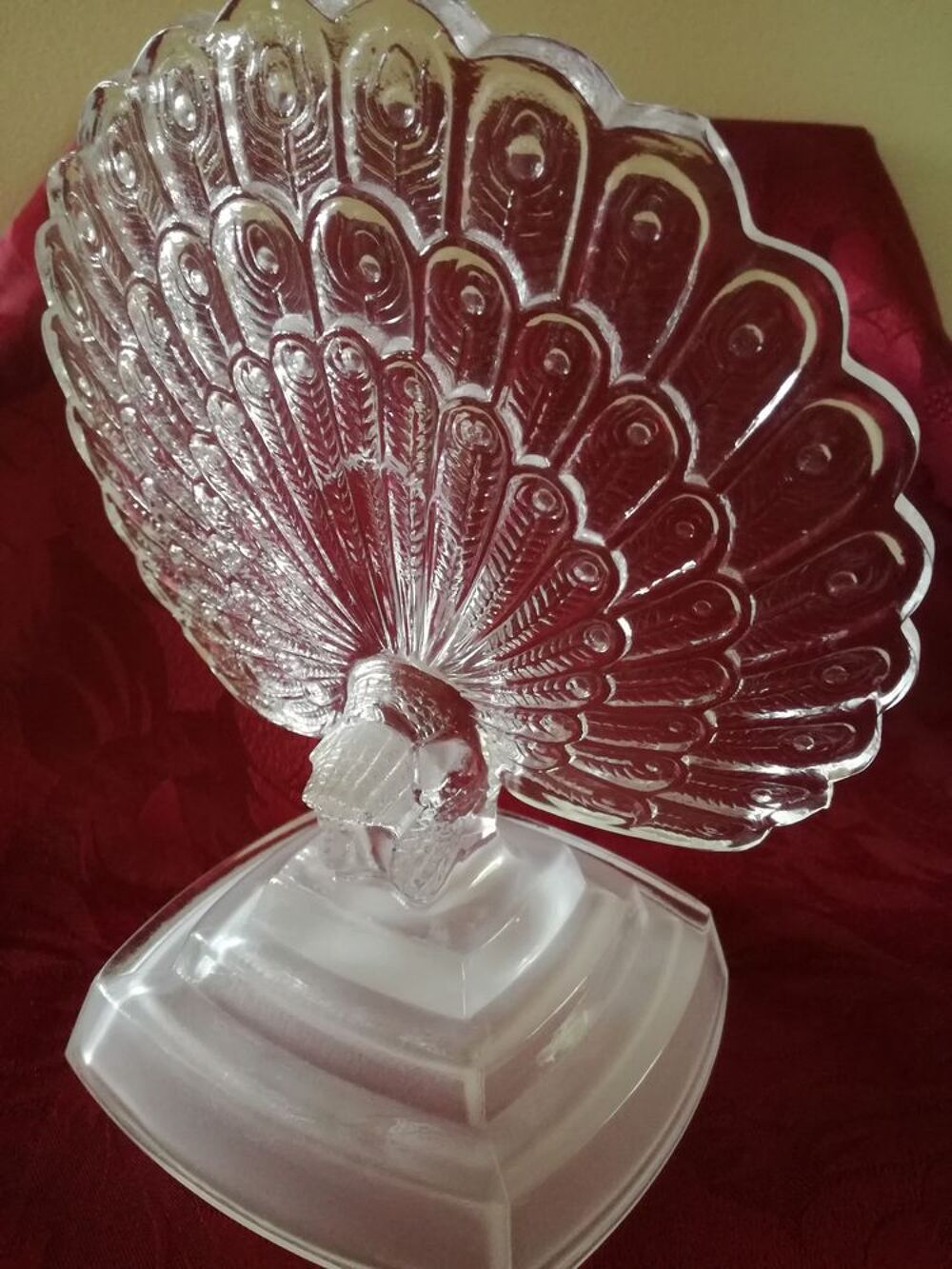 Paon en cristal d'Arque Décoration