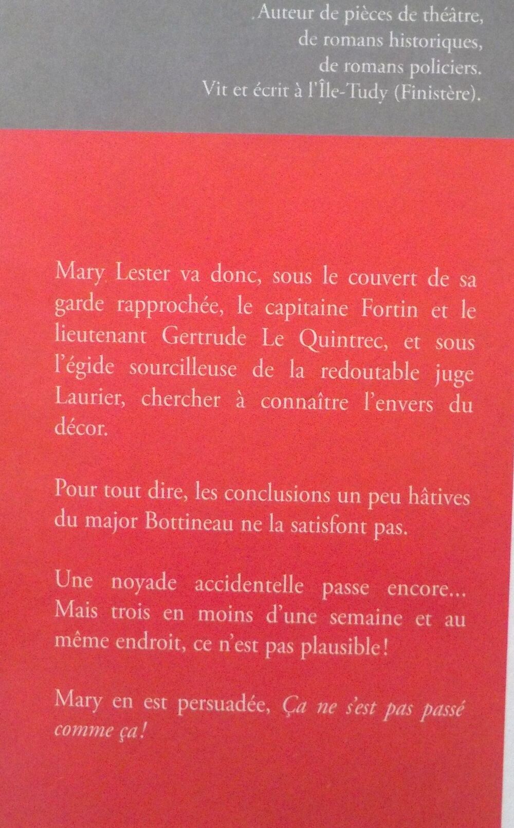 UNE ENQUETE DE MARY LESTER N&deg;49 CA NE S'EST PAS PASSE T2 Livres et BD