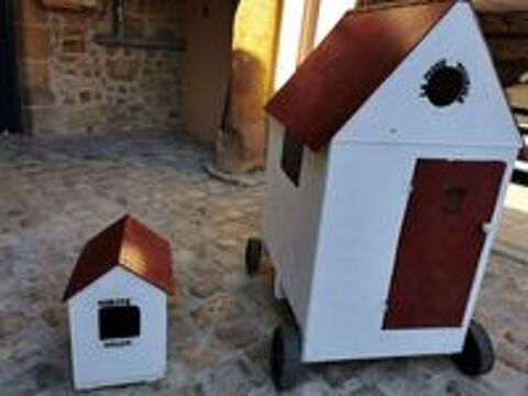   Niche Cabane bois Chien  