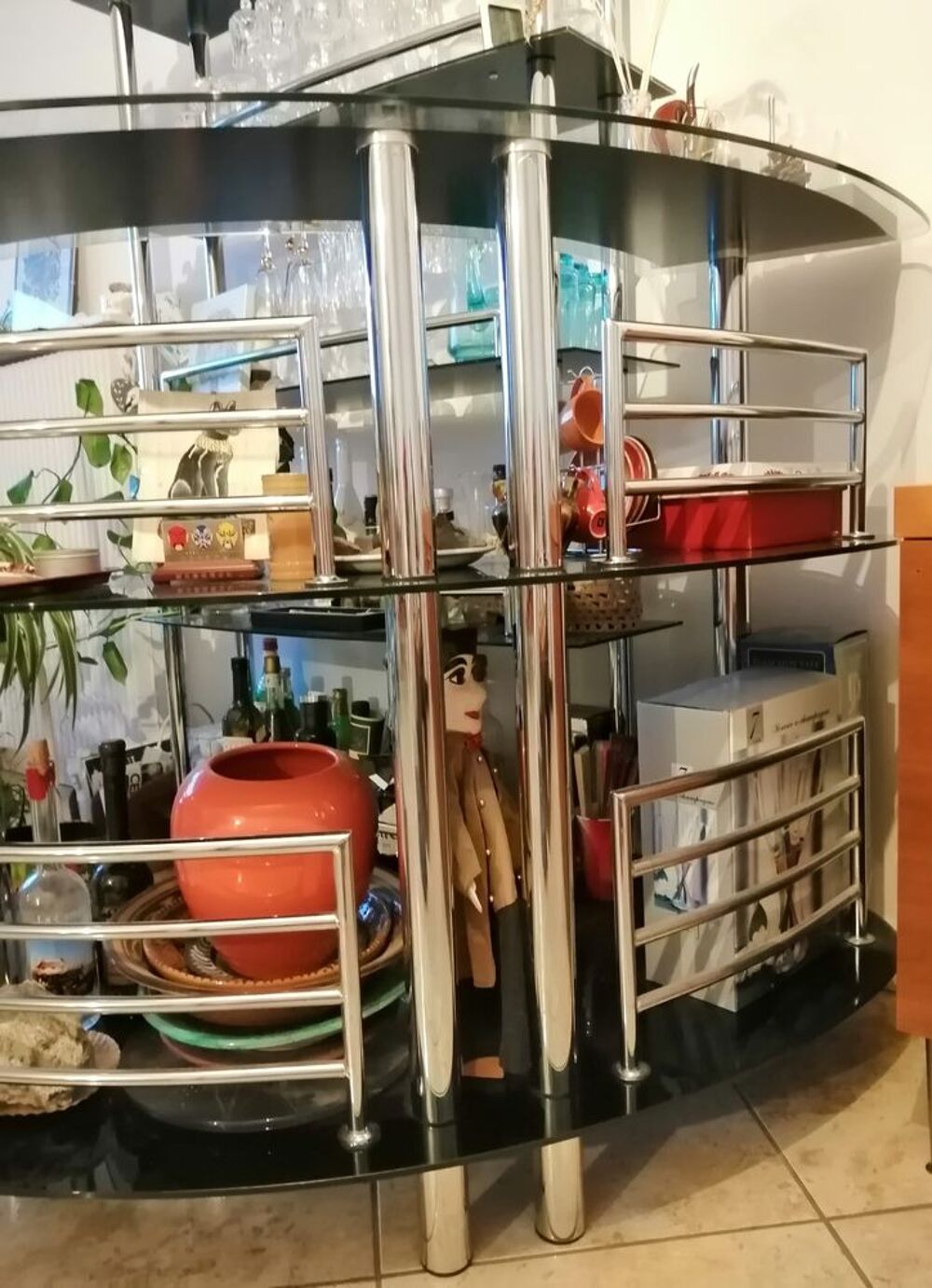 Meuble de bar en verre Meubles