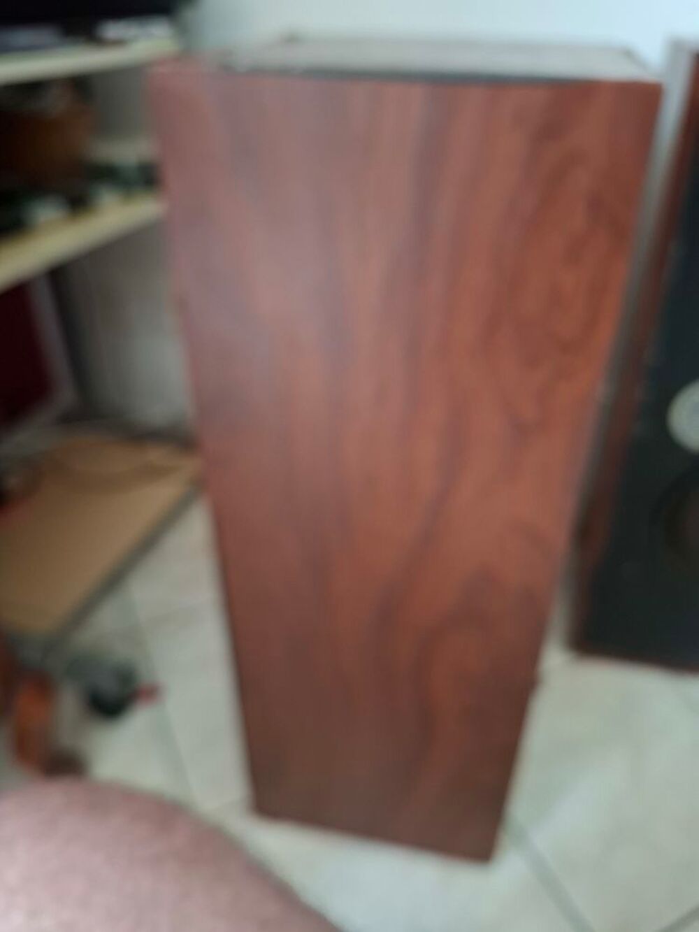 baffle industriel en bois Audio et hifi