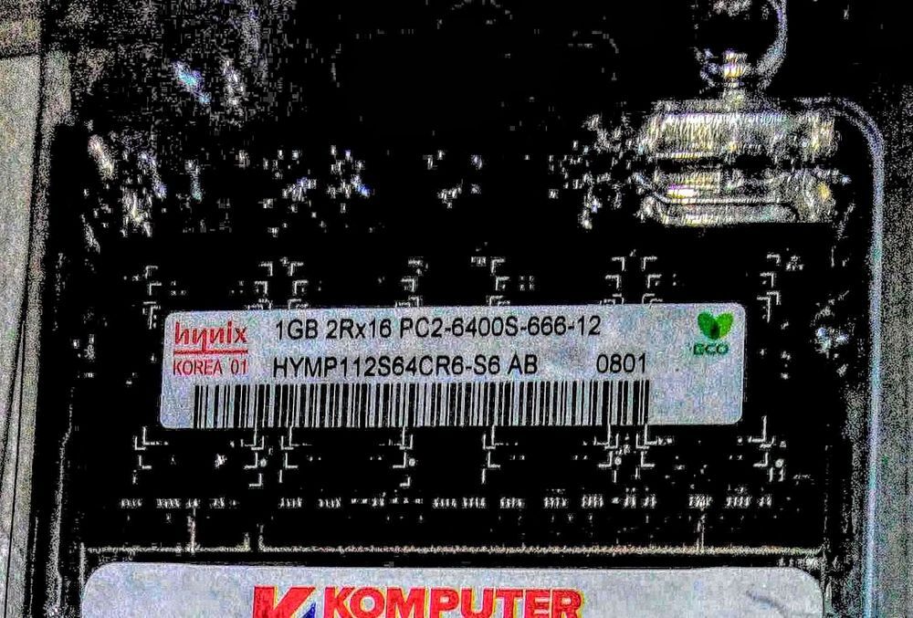 memoire sodimm pc2 6400 1GO 8OO Mhz Matériel informatique
